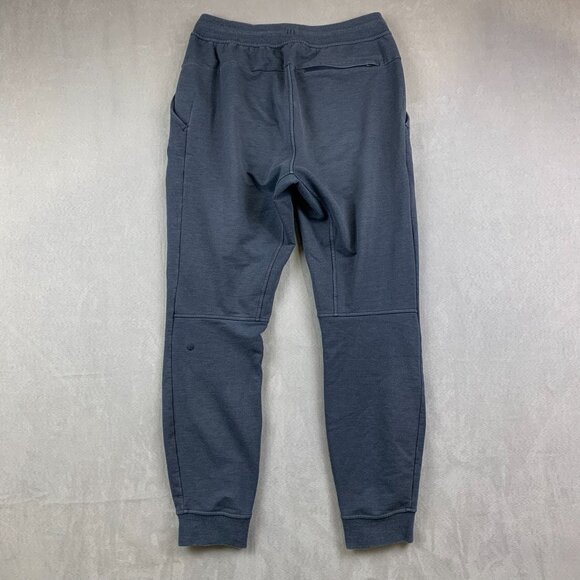 Lululemon Mens Sweatpants Small Blue City Sweat Jogger French Terry 28" Shorter - Picture 7 of 11